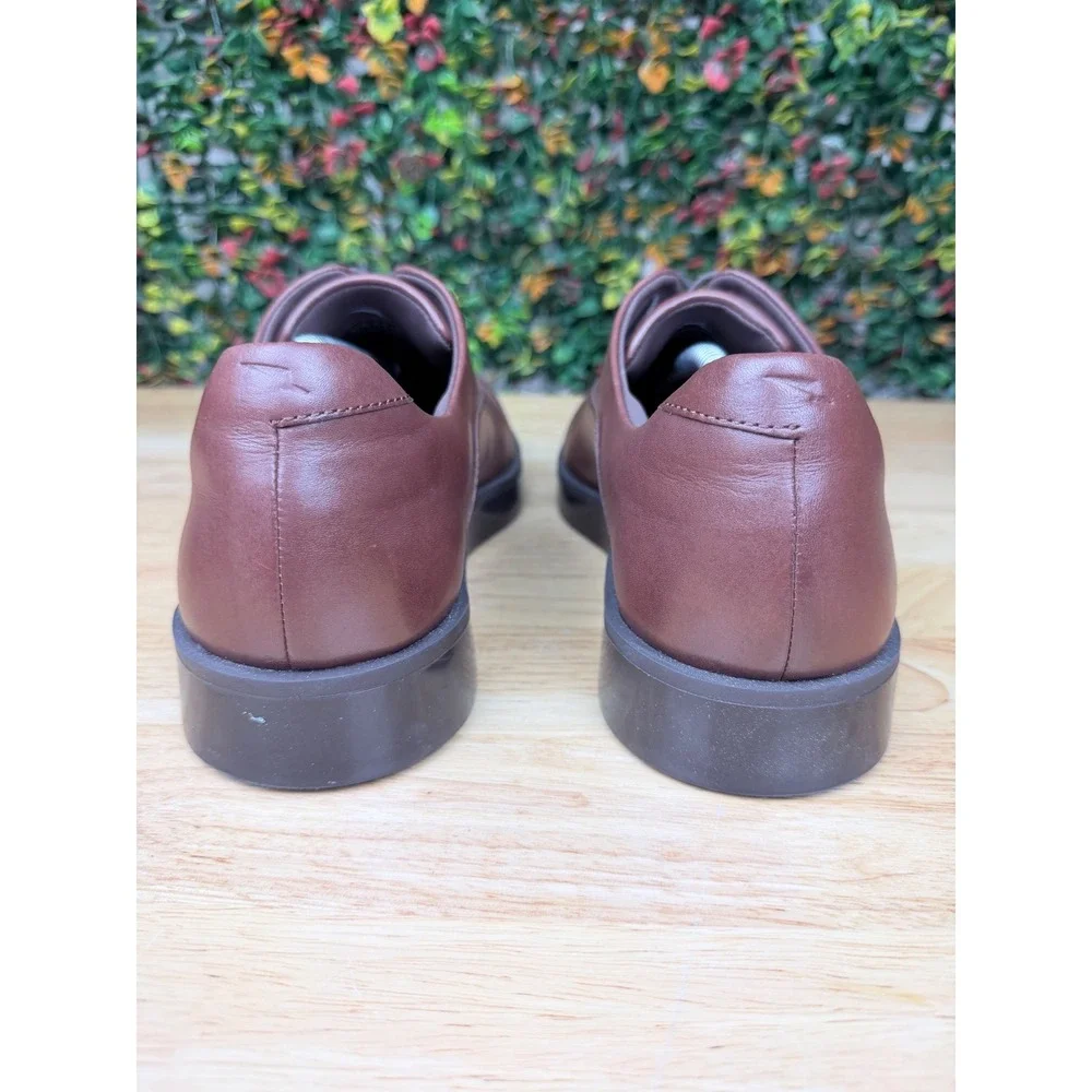 Wolf & Shepherd Closer Oxford Men Size 11 M Brown Leather Cap Toe Dress Shoes